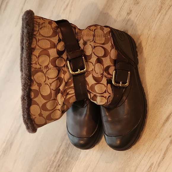 Coach Signature Snow/Rain Boots - Picture 3 of 9